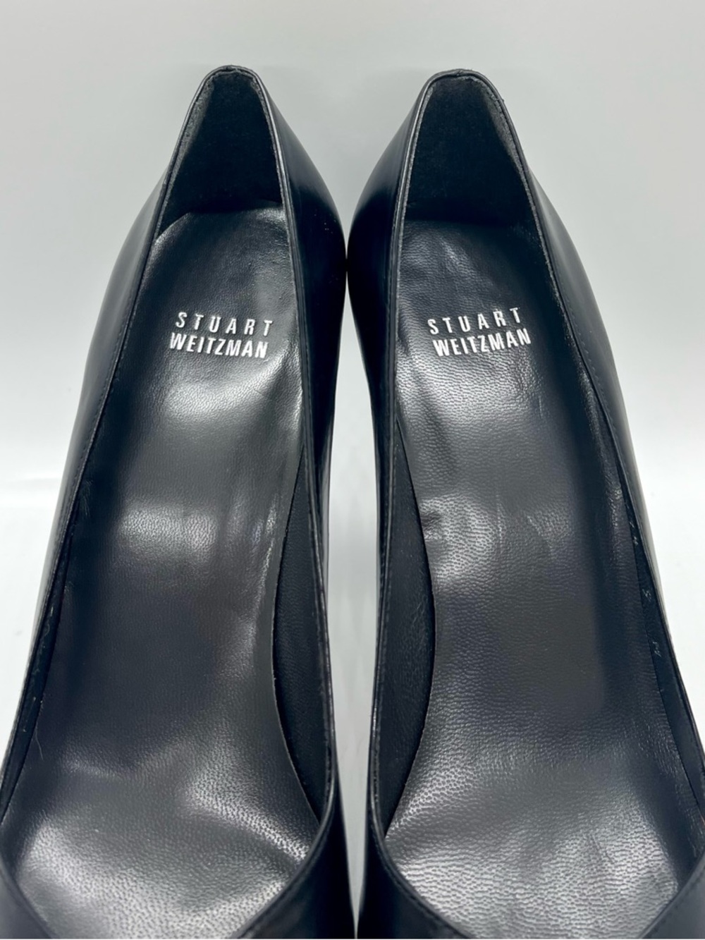 Stuart Weitzman Peep Toe Platform Heels - Picture 5 of 15